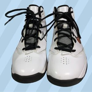 Nike Hyperquickness Basketball Shoes Youth Unisex Size 4.5Y White/Black